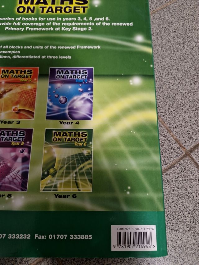 Libros texto maths year 6