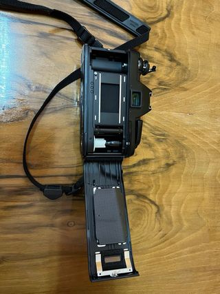 Camara Minolta y objetivo SamYang