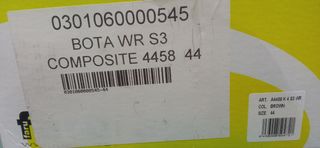 Botas de seguridad WR S3 número 44 marrones