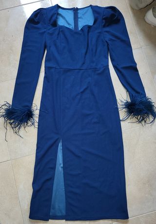 VESTIDO ESCOTE CORAZON 