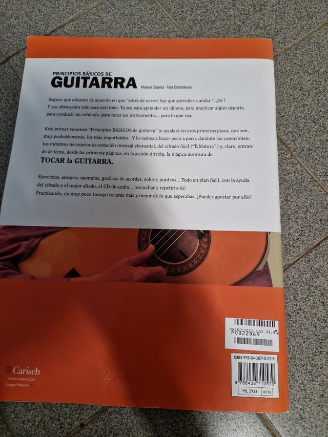 Libro principios básicos de guitarra