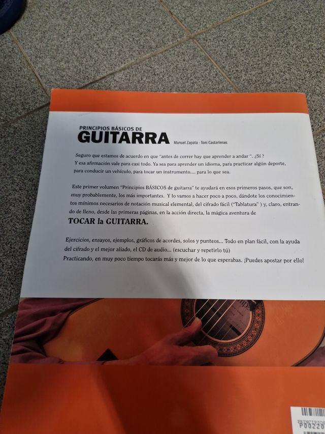 Libro principios básicos de guitarra