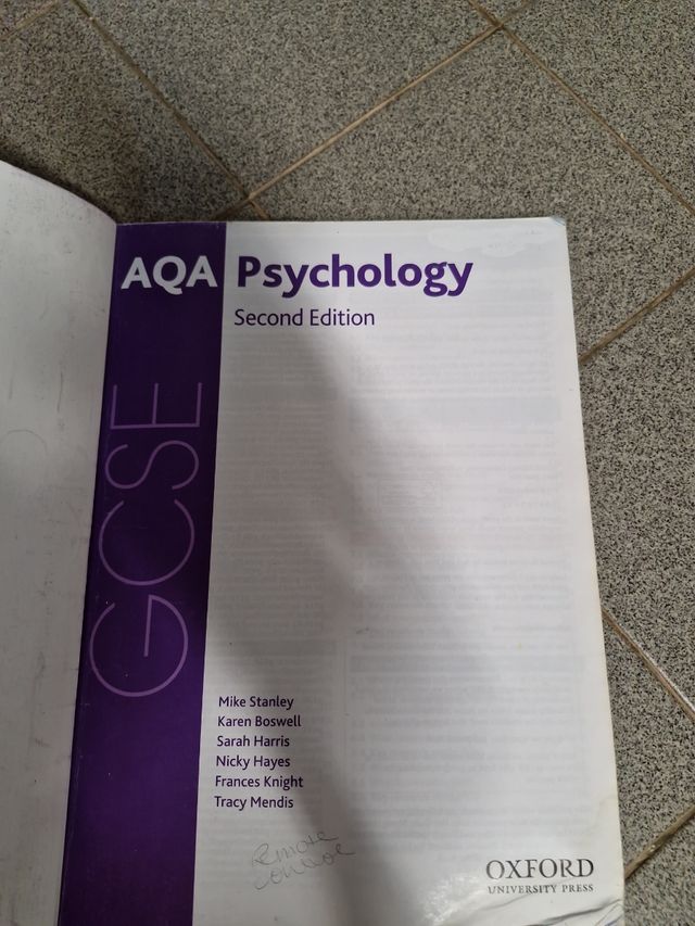Libro psychology  year 10