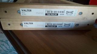 BALDAS ESTANTES MADERA PINO MACIZA CON ESCUADRAS