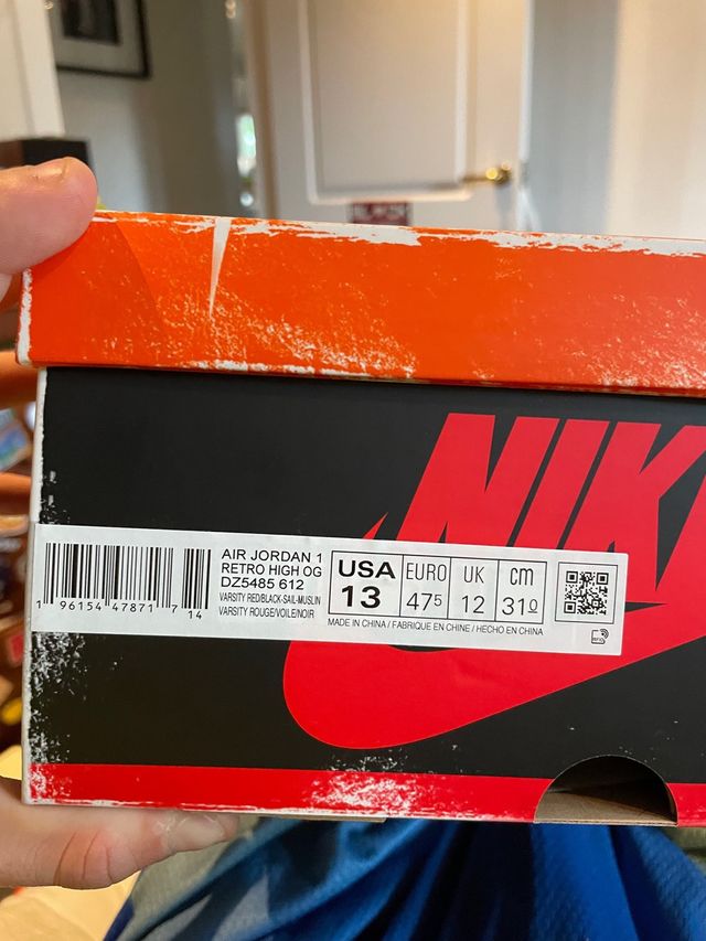 Air jordan 1 lost and found
