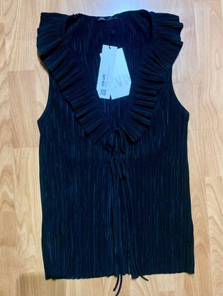 Blusa chaleco Zara
