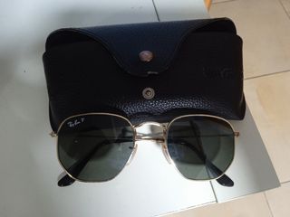 Ray ban,P, Hexagonal flat lenses oro
