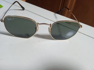 Ray ban,P, Hexagonal flat lenses oro