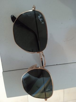 Ray ban,P, Hexagonal flat lenses oro