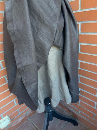 VESTIDO DE LINO DE ZARA 
