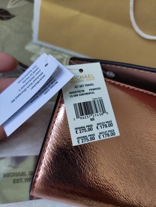 Cartera rosa de Michael Kors, nueva
