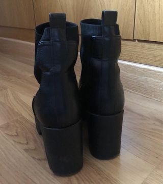 Botines negros Stradivarius