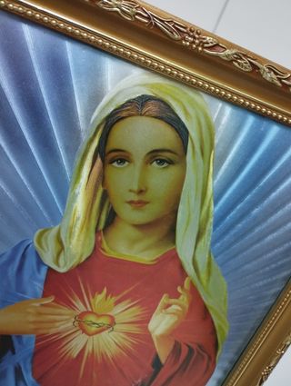 Cuadro Inmaculado corazón de María 🔵 brillante