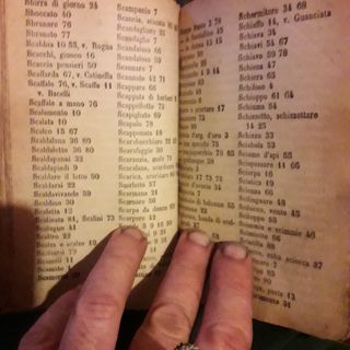 1881 Libro dei Sogni La Vera Cabala del Lotto 1881