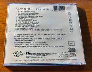 CD Alap Jetzer – Boundless (New Age)