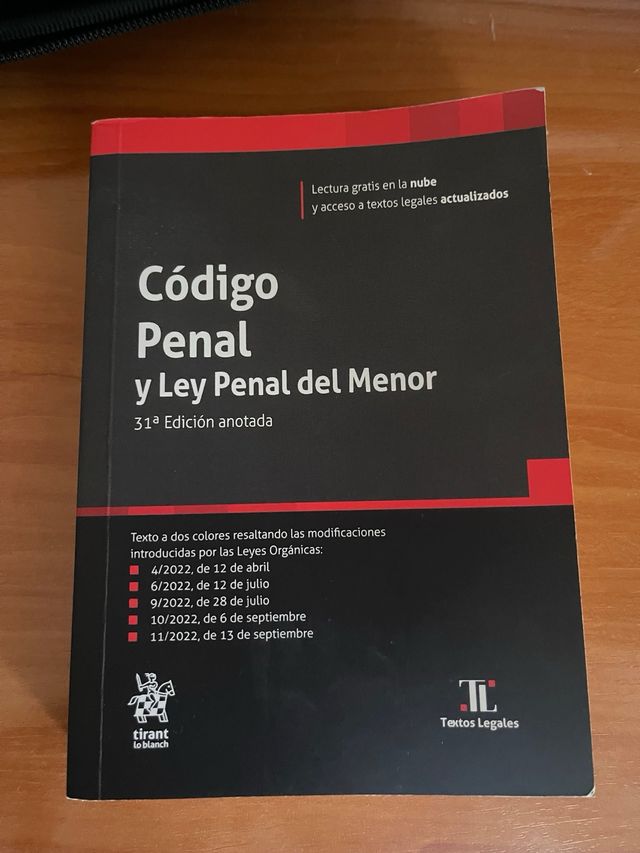 Código Penal y Ley Penal del Menor