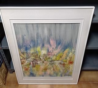 CUADRO ABSTRACTO OLEO SOBRE LIENZO