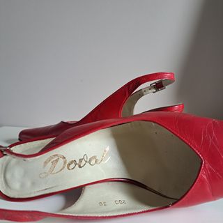 Zapatos mujer tacón, rojos