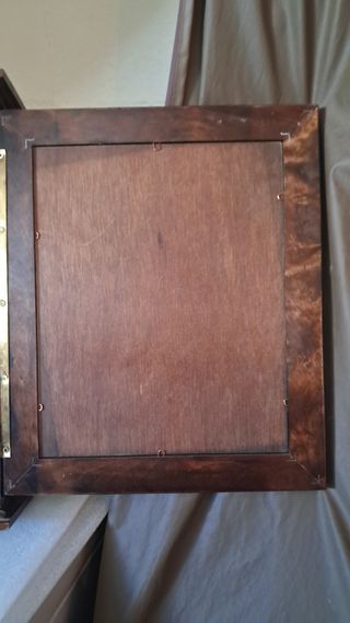 Armario cuelga llaves, madera natural.