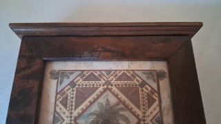 Armario cuelga llaves, madera natural.