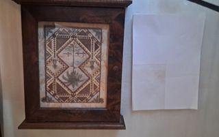 Armario cuelga llaves, madera natural.