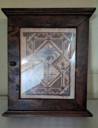 Armario cuelga llaves, madera natural.