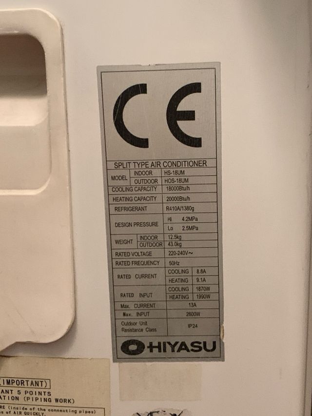 Climatizzatore Hiyasu