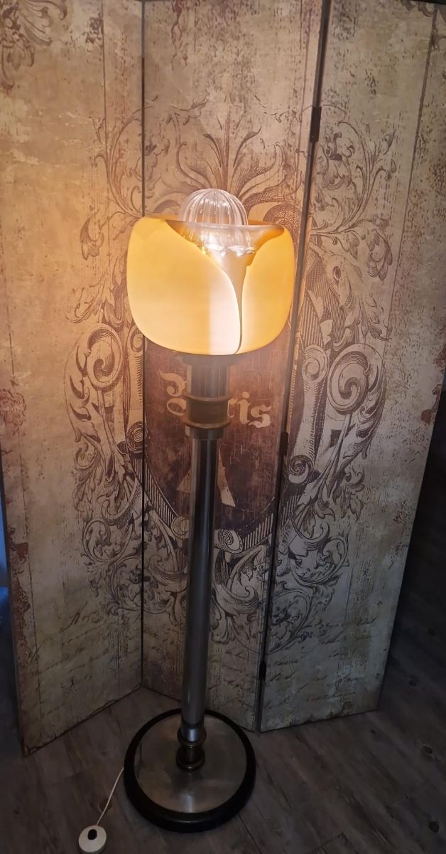 Lampara de pie murano vintage
