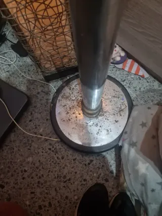 Lampara de pie murano vintage