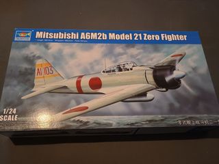 mitsubishi A6 Mb model21 zero fighter 1/24 trumpet