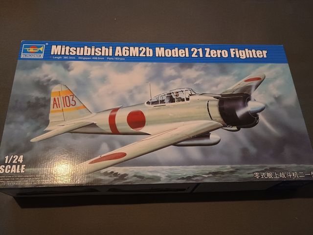 mitsubishi A6 Mb model21 zero fighter 1/24 trumpet