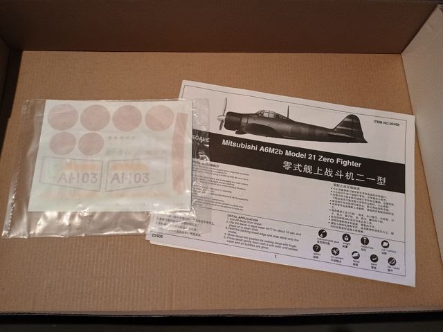 mitsubishi A6 Mb model21 zero fighter 1/24 trumpet