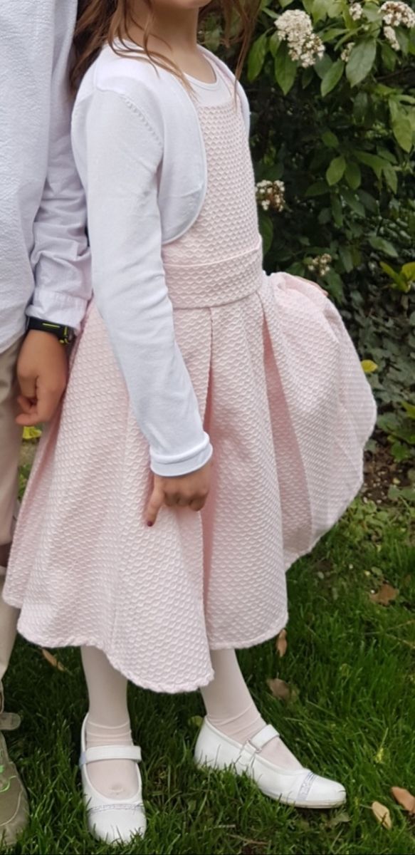 Vestito rosa confetto Ovs taglia 7-8(128 cm) nuovo