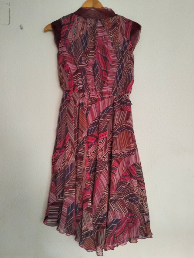 Vestido estampado geométrico