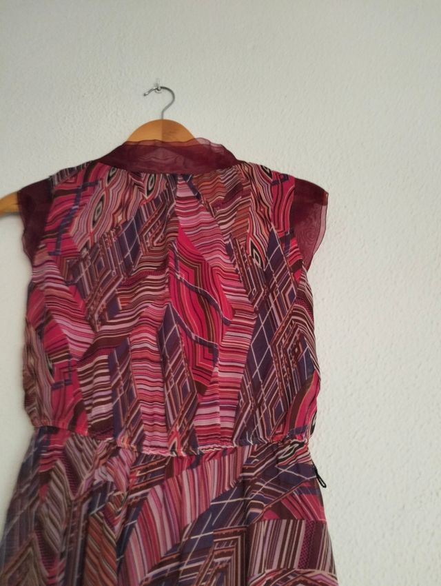 Vestido estampado geométrico