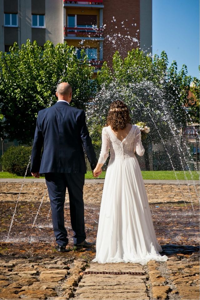 vestido de novia (pronovias, modelo mimosa)