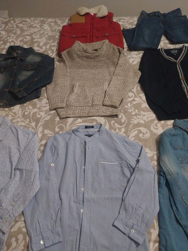 Lote de ropa de niño de invierno t.4-5