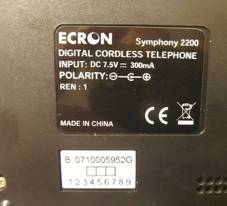 Teléfono inalambrico