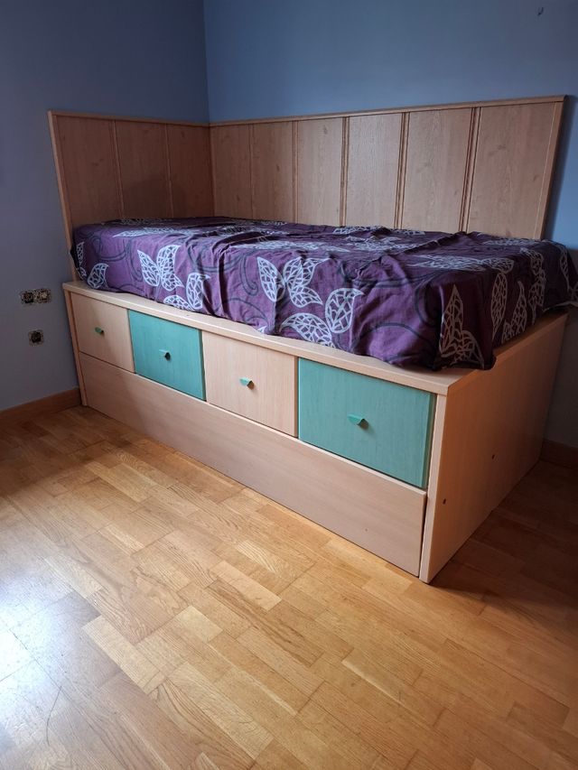 Cama nido con cajones
