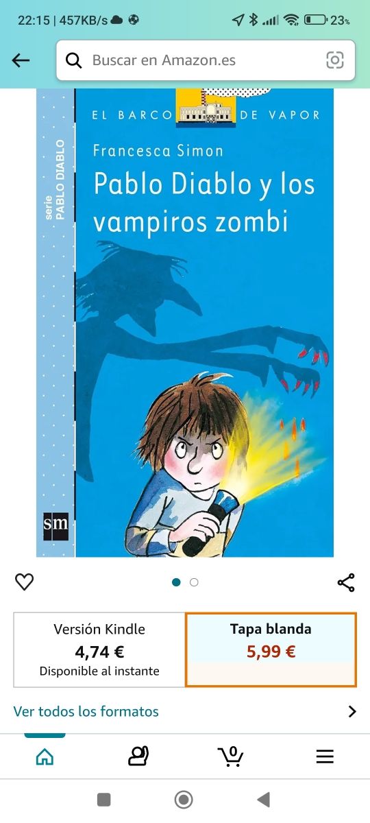 Libro Pablo Díablo y los vampiros zombi