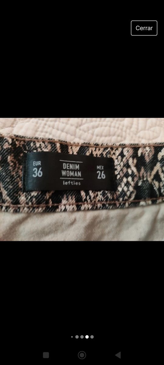 Pantalón recto animal print, Lefties 