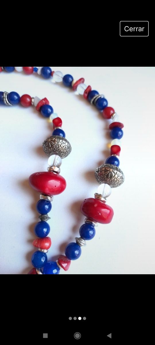 Collar piedras naturales