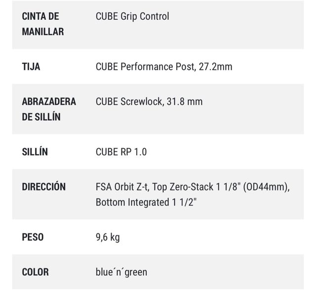 Bici Cube Gravel - CX