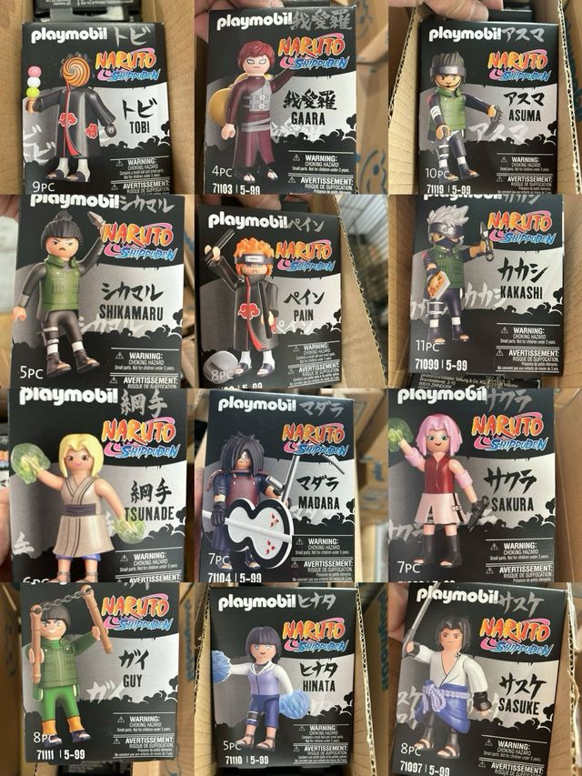 Playmobil Naruto Shippuden 4€/suelto OFERTA