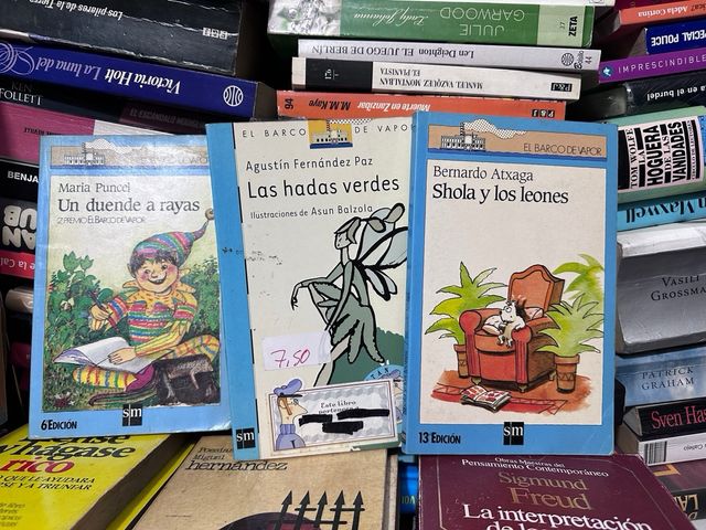 Lote libros el barco de vapor