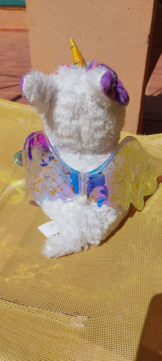 Unicornio de Barbie peluche y Mochila