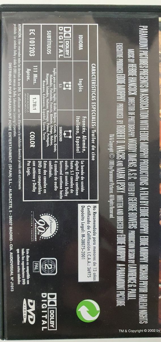 Noches de Harlem (1989) 🎬🍿💿 1ª EDICIÓN + GUÍA!