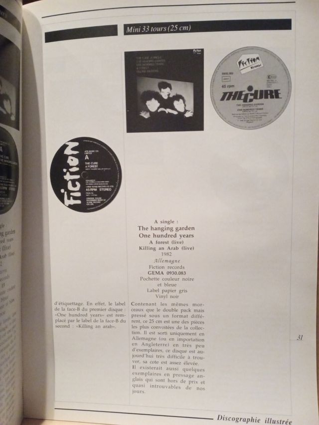 The Cure . Discographie Illustrée