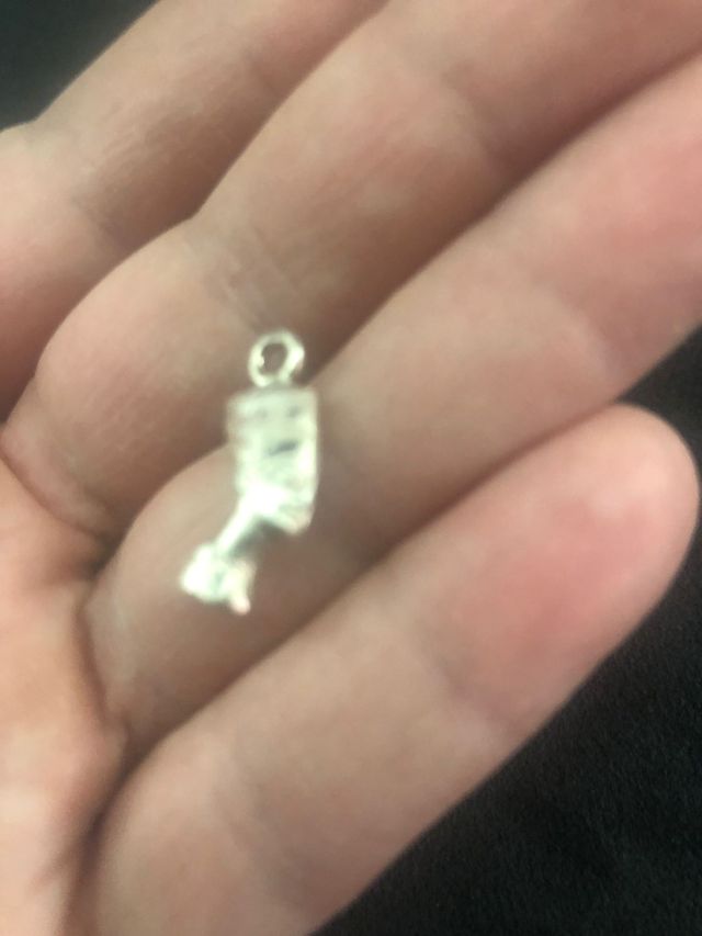 Colgante de Nefertiti de plata de ley