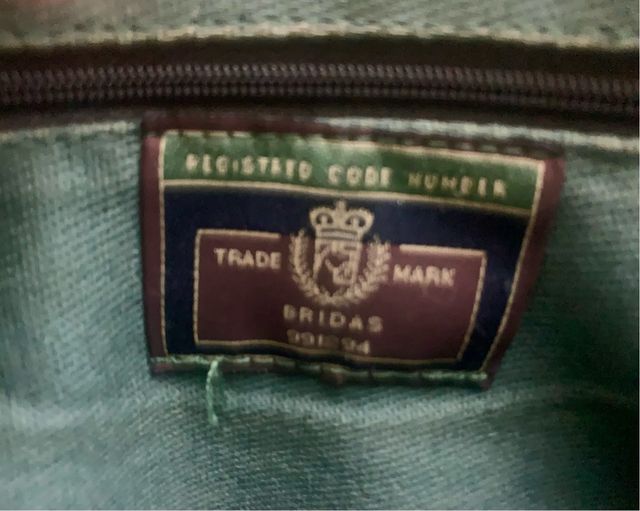 Bolso de Piel marron con dos asas largas